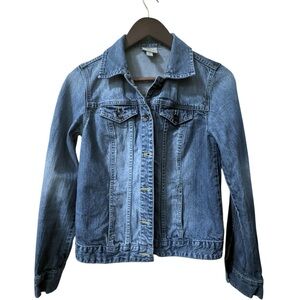 St. John’s Bay Classic Denim Jacket – Midwash (Size S)